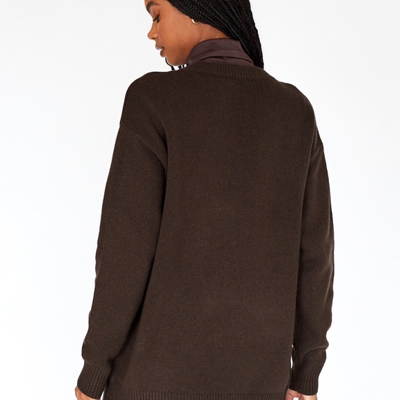 Sunday Best / Aritzia Lamora Cardigan, Brown, Size Extra Small - Picture 3 of 10